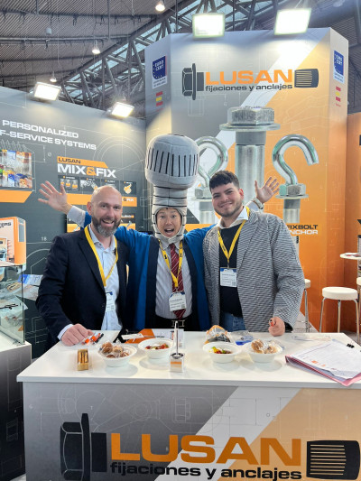 LUSAN EN LA FASTENER FAIR 2023 DE STUTTGART