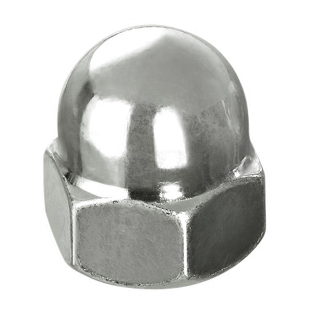 écrou borgne à calotte hexagonal DIN 1587 en acier inox A2