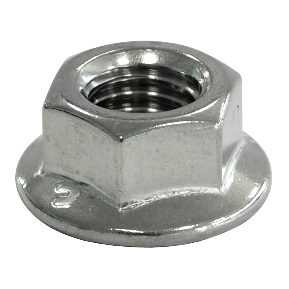 écrou hexagonal à embase crantée DIN 6923 en acier inox A2