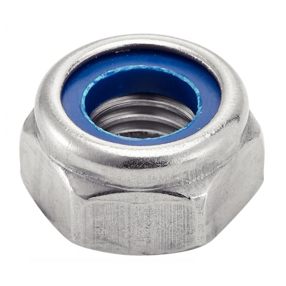 écrou hexagonal autobloquant DIN 985 en acier inox A2