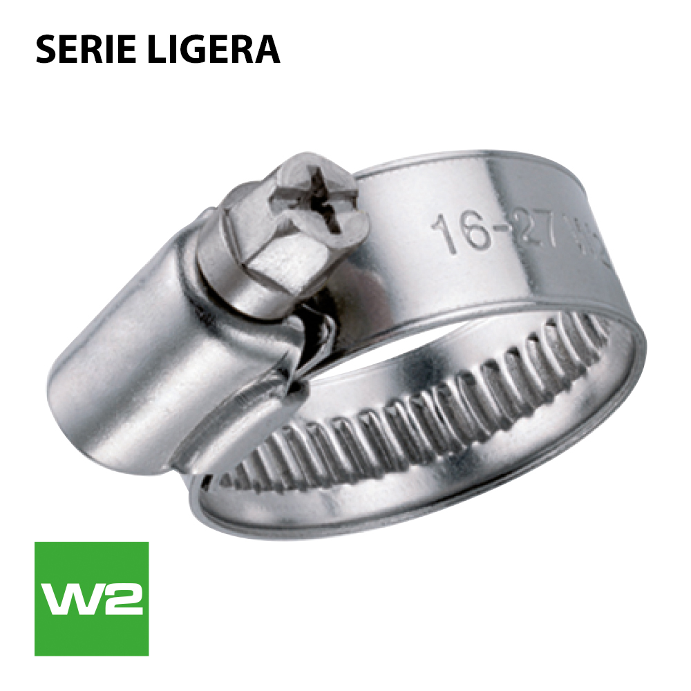 colliers à crémaillères - DIN 3017 - 9mm W2 acier zingué / inox A2