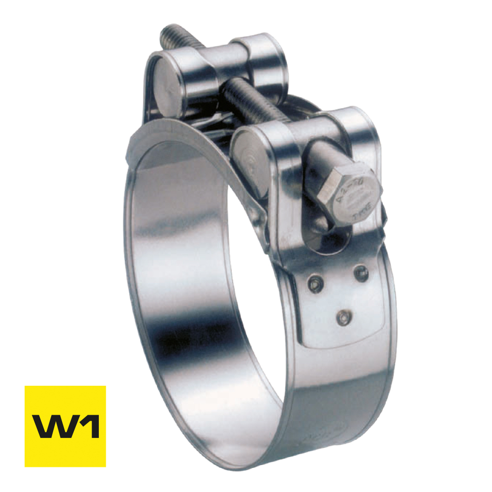 heavy duty hose clamp - W1 zinc plated