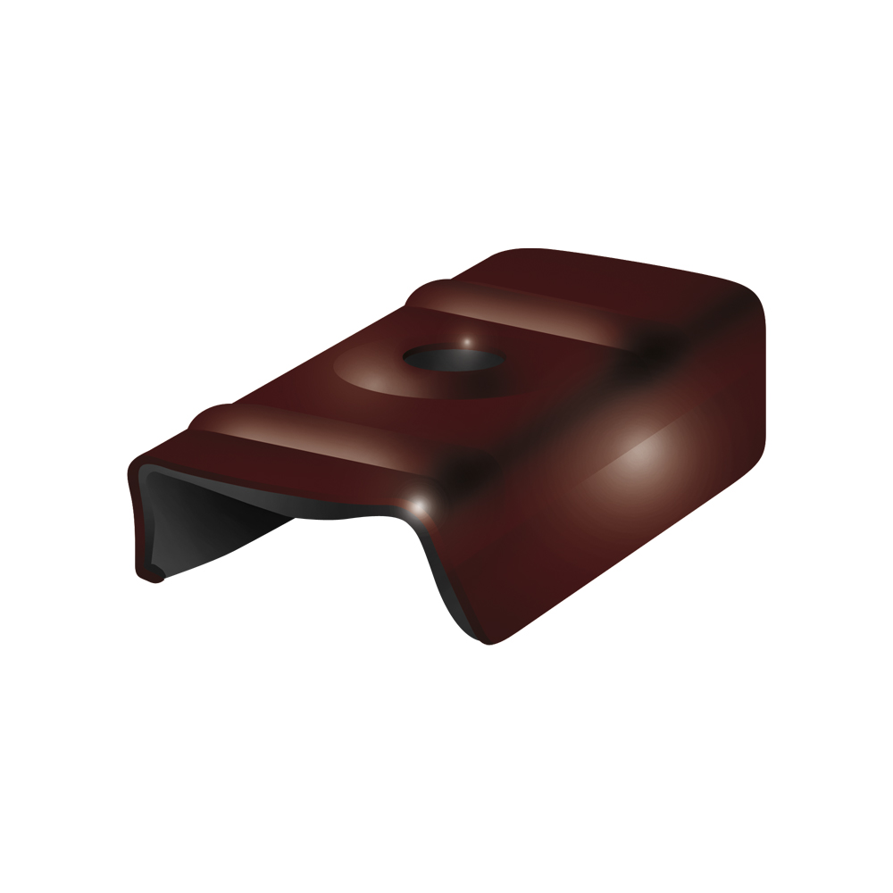 cavalier Rouge oxyde avec guarniture en polyéthyléne expansé