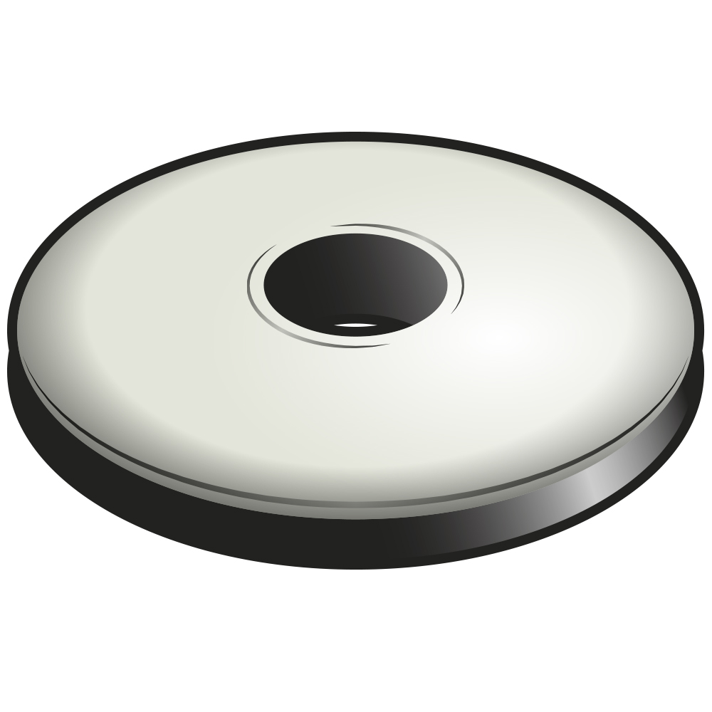 rondelle epdm Blanc-gris