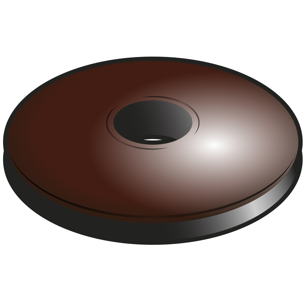 rondelle epdm Rouge oxyde
