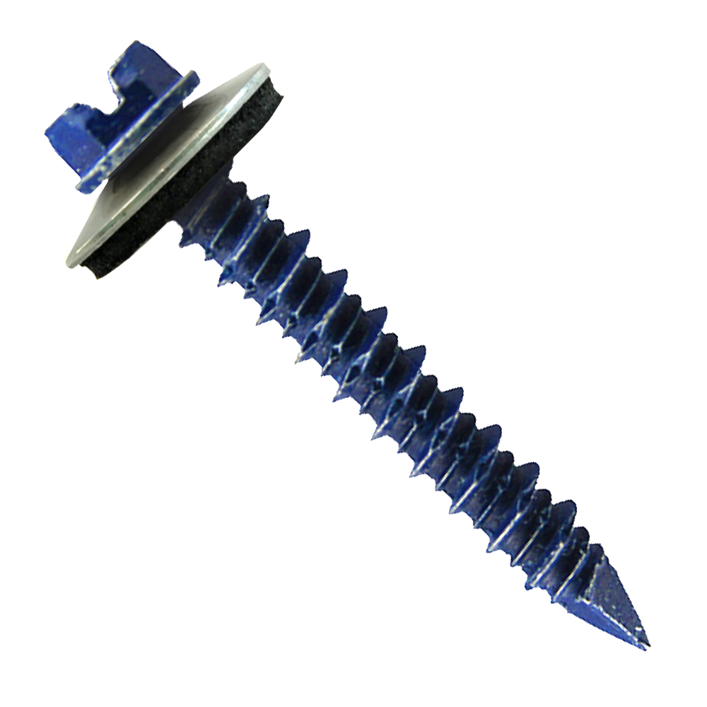 tornillo autorroscante par hormigón de acero cementado + EPDM Ø16