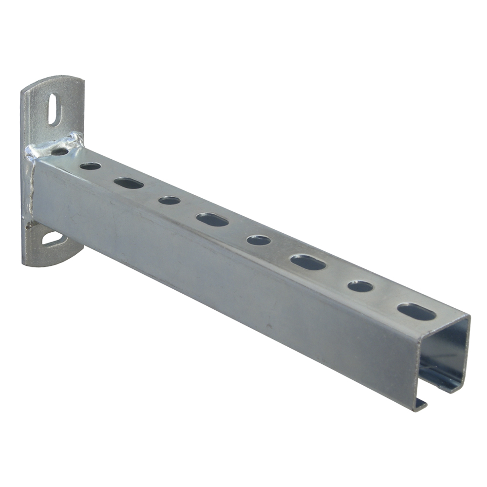 soporte para carril perforado