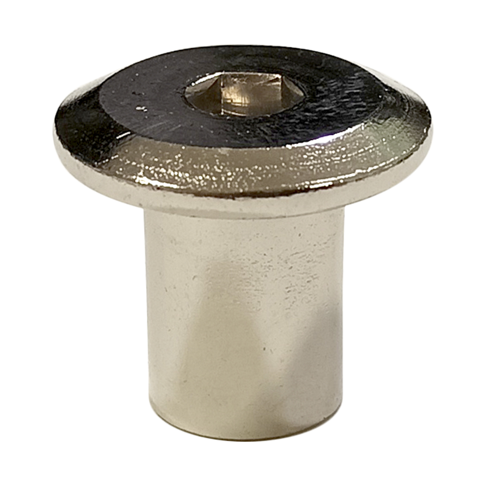 écrou à tête plate avec empreinte hexagonale