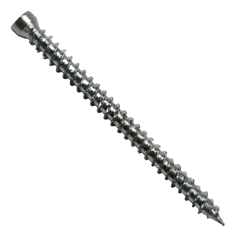 direct fixing screw with reduced head for concrete