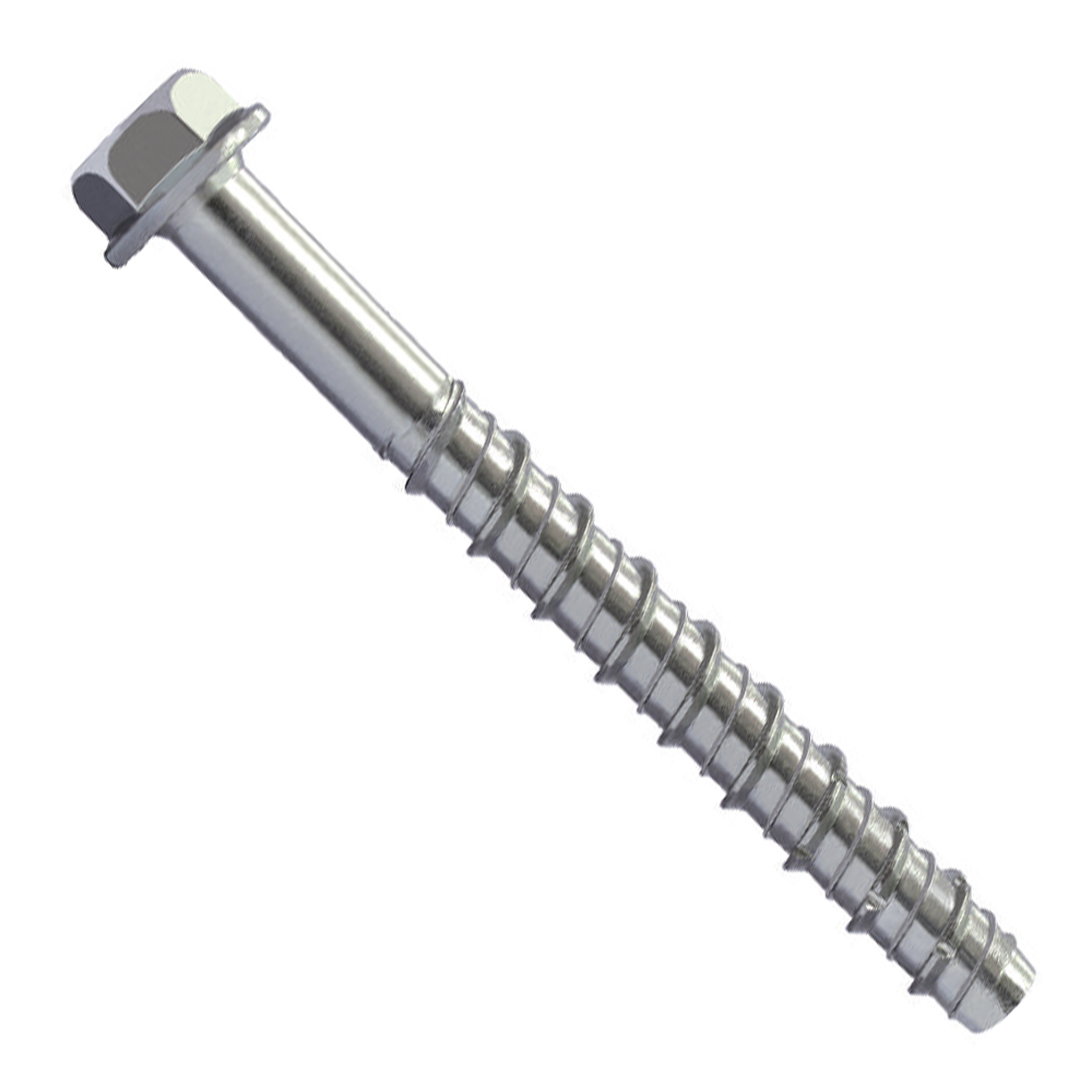 stainless steel aisi 316 direct fixing screw for concrete with hex. head